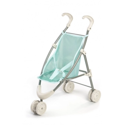 Miętowy wózek spacerówka dla lalek Miniland
